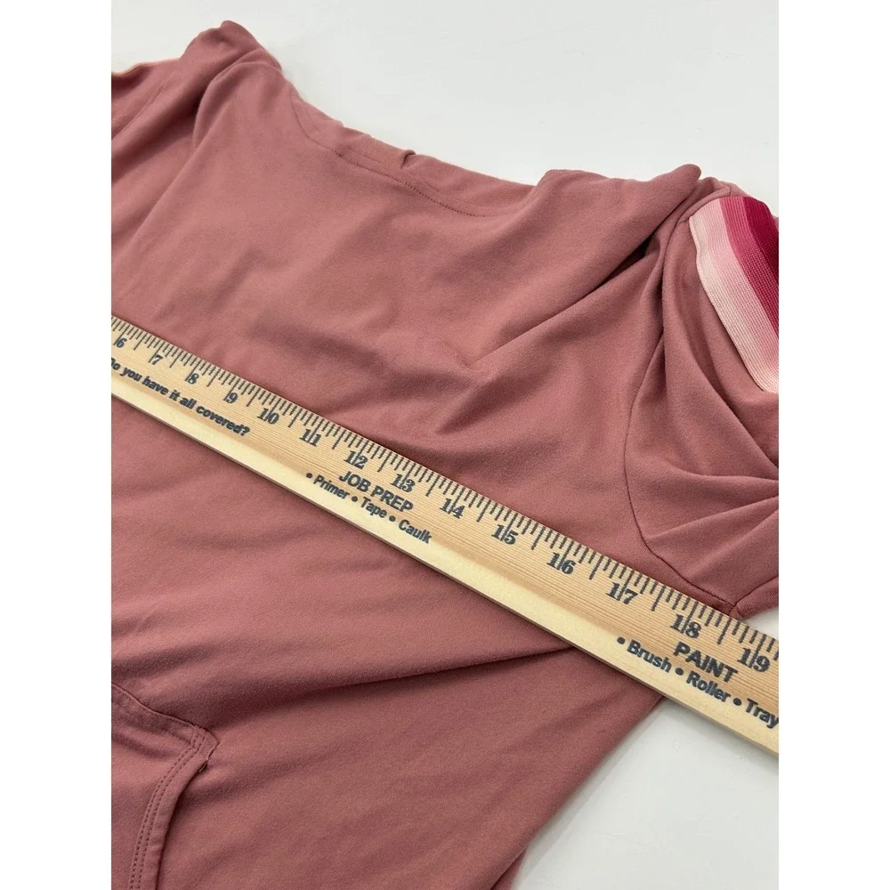 Fitkicks 76 Womens 2 Piece Lounge Set M Hoodie S Joggers Pink Side Stripe M S